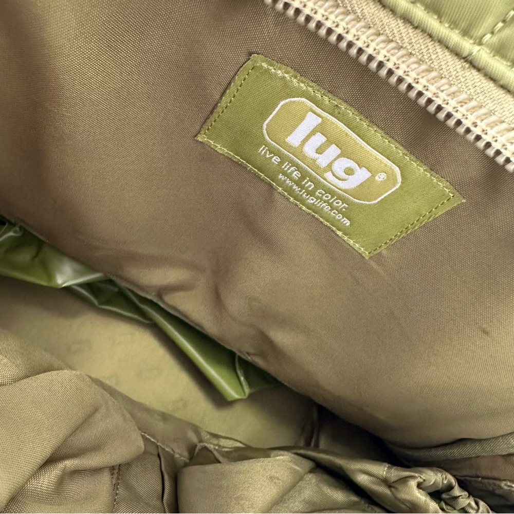 Lug Puddle Jumper Overnight Travel Gym Bag Lime Green - Picture 10 of 13